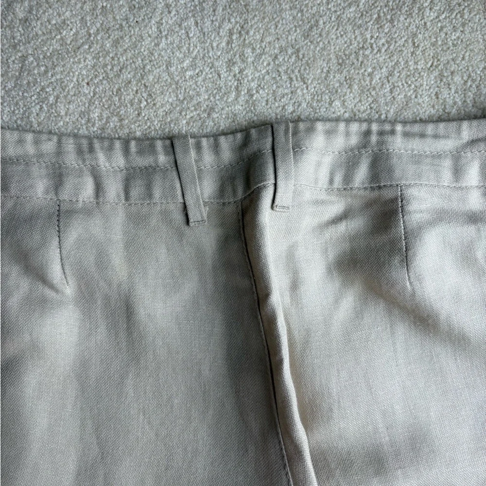 Vintage United Colors Of Benetton Cream Wide Leg Pants - Picture 10 of 12
